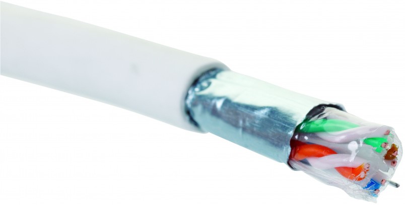 

Кабель витая пара F/UTP 6 кат. 4 пары Eurolan 19C-F6-12WT-B305 4 пары, 23 AWG, нг(А)-HF, внутренней прокладки, белый, коробка 305 м, 19C-F6-12WT-B305