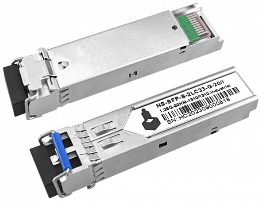 

Модуль NST NS-SFP-S-2LC33-G-10/I Оптический SFP Модуль промышленный. Два волокна Single Mode. Скорость: до 1,25 Гбит/c. Тип разъема: 2xLC., NS-SFP-S-2LC33-G-10/I