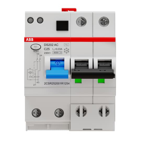 фото Автоматический выключатель дифф. тока (АВДТ)  ABB 2CSR252001R1254