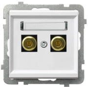фото Розетка Ospel GGN-1R/m/00