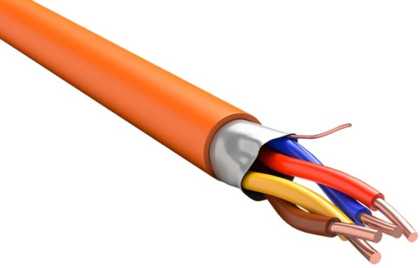 Изображение товара Кабель ITK FR1-02-F-3407 4 жилы, огнестойкий, экранированный, 6.5 мм