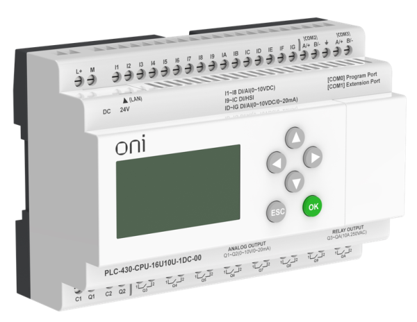 фото Модуль  ONI PLC-430-CPU-16U10U-1DC-00 в Санкт-Петербургe