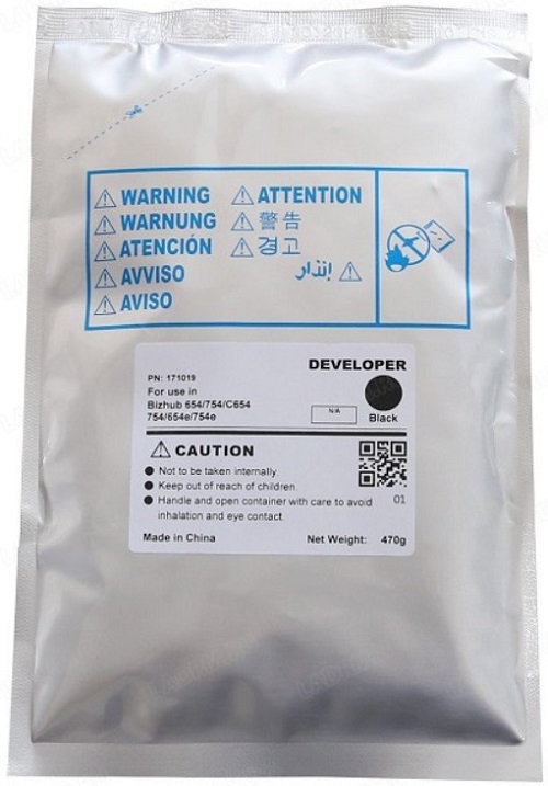 

Картридж CET Девелопер для KONICA MINOLTA Bizhub 654/754/C654/C754/C654e/C754e (CET) Black, 470г, 1200000 стр., CET171019, CET171019