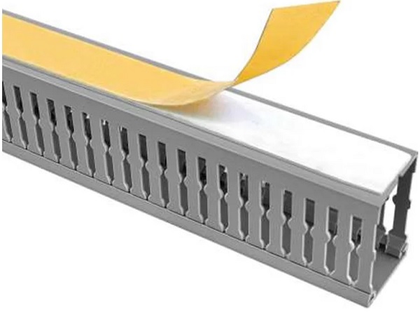 

Кабель-канал перфорированный Rexant 28-5013 самоклеящийся 25х40мм, серый (80 м/уп, паз 4мм, зуб 6мм), 28-5013