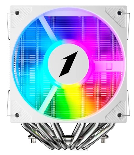 

Кулер 1STPLAYER CRYO CY12L-D White LGA115x/1200/1700/1851/AM4/AM5 (2*120mm, 750-1900rpm, 57.6CFM, 38.2dBa), CRYO CY12L-D White