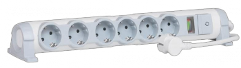 

Удлинитель Legrand 694637 "Комфорт" 6 x 2К+З - с кабелем длиной 3 м, 694637