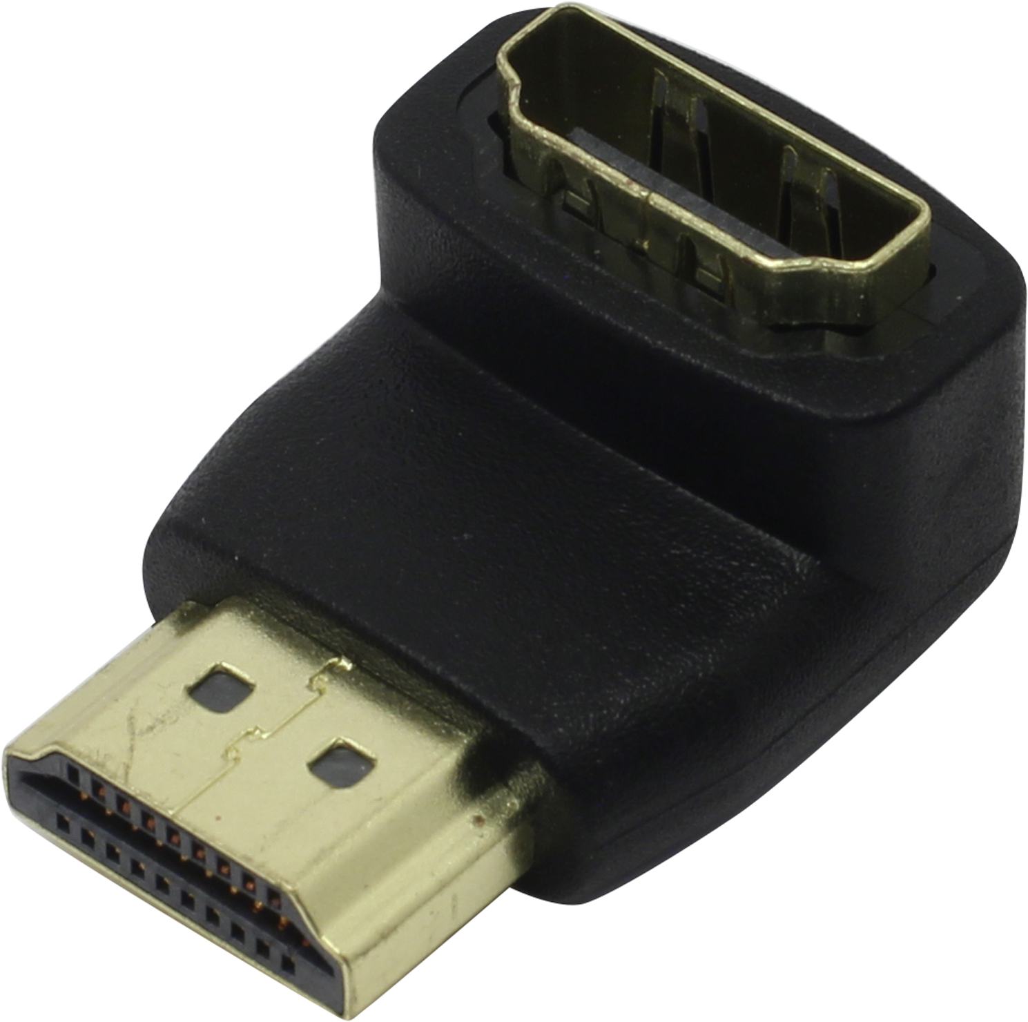 

Переходник HDMI-HDMI Exegate EX-HDMI90-FML EX284919RUS HDMI-HDMI, 19M/19F, угловой, позолоченные контакты, EX-HDMI90-FML