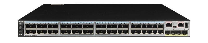 

Коммутатор управляемый Huawei 02359576 S5720-56C-PWR-EI Bundle(48 Ethernet 10/100/1000 PoE+ ports,4 10 Gig SFP+,with 1 interface slot,with 500W AC pow, 02359576