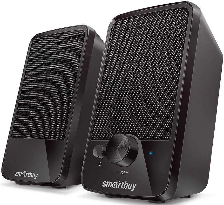 

Акустическая система SmartBuy W30 SBA-4850 2.0, 6Вт, динамики 76мм, USB (1/20), W30