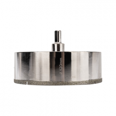 

Коронка KRANZ KR-92-0023 алмазная 120 мм по керамограниту с центровочным сверлом, KR-92-0023
