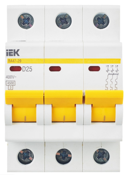 фото Автоматический выключатель  IEK MVA20-3-025-D в Уфе
