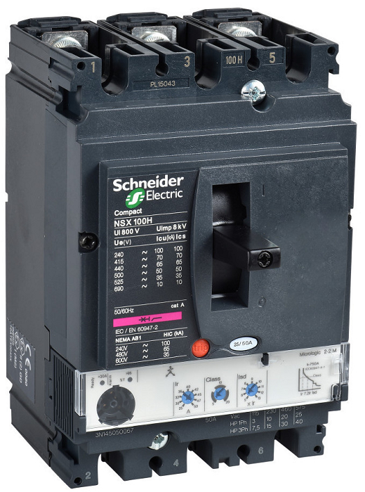

Автоматический выключатель Schneider Electric LV430790 Micrologic 2.2160A 3P 3T, LV430790