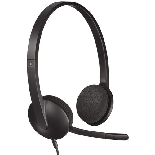 

Гарнитура проводная Logitech H340 черная, 981-000475/981-000509, H340