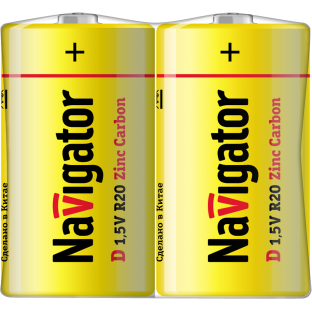 Изображение товара Батарейка Navigator NBT-NS-R20-SH2 с дополнительной защитой от протекания