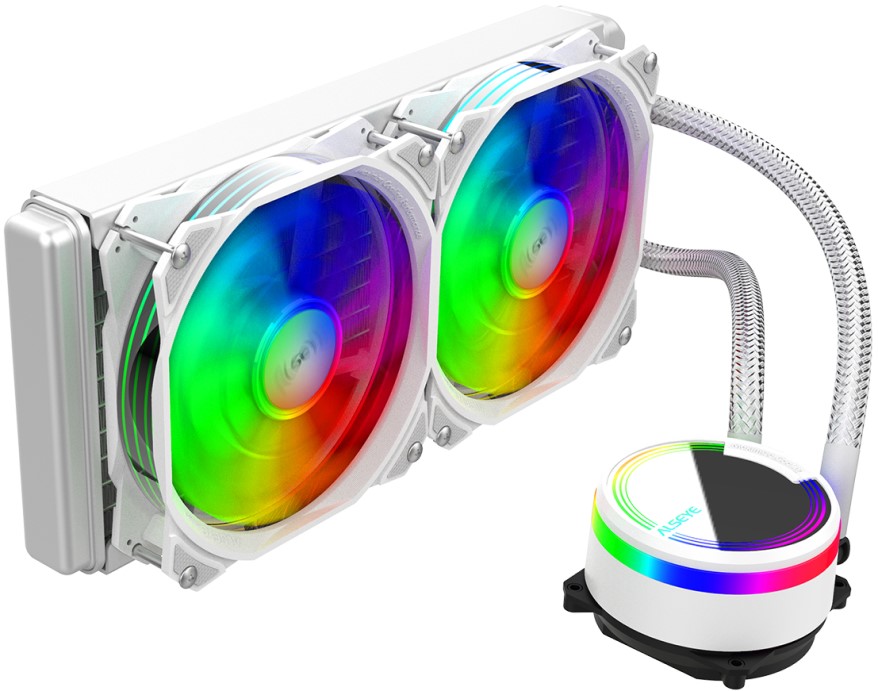 

Система охлаждения жидкостная ALSEYE M240-W LGA115х/1151-v2/1200/1366/1700/2011/2011-3/2066/AM2/AM2+/AM3/AM3+/AM4/FM1/FM2/FM2+(Al, 2*120mm fan, 700-18, M240-W