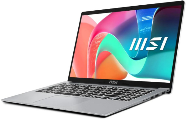 фото Ноутбук  MSI Modern 15 F13MG-203XRU в Перми 15.6 ", Core i3, 16 Гб RAM, 512 Гб SSD, UHD Graphics, Серебристый