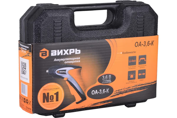 фото Отвертка аккумуляторная Вихрь ОА-3,6-К в Санкт-Петербургe