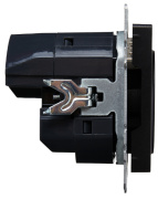 фото Розетка с заземлением IEK BR-R14-16-U21-D21-K46