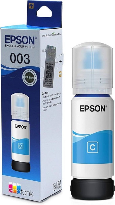 

Чернила Epson C13T00V298 для L1110, L3100, L3101, L3110, L3115, L3116, L3150, L3151, L3152, L3156, L5190, голубые, 65ml, C13T00V298