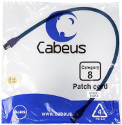 фото Кабель патч-корд Cabeus PC-SSTP-RJ45-Cat.8-0.5m-LSZH
