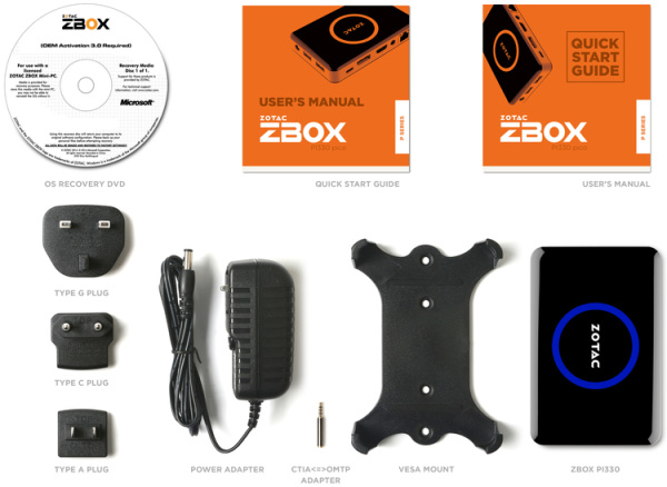 фото Неттоп  Zotac ZBOX-PI330 Plus
