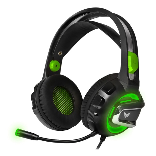 

Гарнитура проводная Crown CMGH-3002 CM000003082 black/green, jack 3.5мм 4pin+адаптер 2*jack spk+mic+USB для подсветки, 20Гц-20000Гц, 3.2м, рег.громкос, CMGH-3002