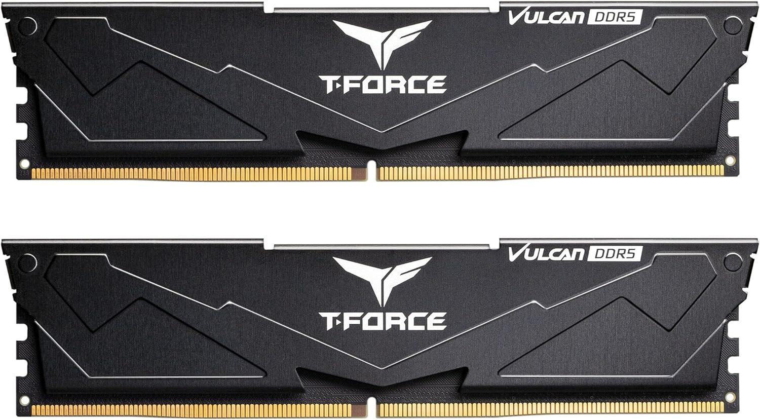 

Модуль памяти DDR5 32GB (2*16GB) Team Group FLBD532G6000HC30DC01 T-Force Vulcan PC5-48000 6000MHz CL30 1.35V Black, FLBD532G6000HC30DC01