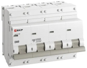 фото Автоматический выключатель EKF mcb47100-4-80D-pro