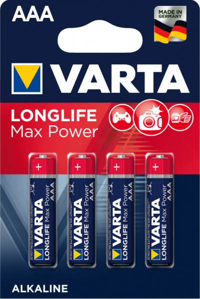 фото Батарейка  Varta LONGLIFE MAX POWER (MAX TECH) LR03 AAA в Самаре