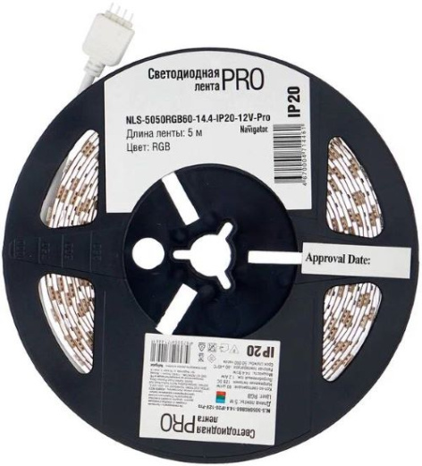 фото Лента светодиодная  Navigator NLS-5050RGB60-14.4-IP20-12V-Pro в Уфе