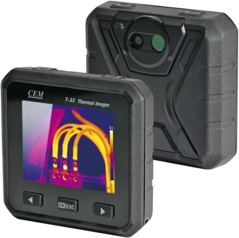 Изображение товара Портативный тепловизор CEM T-33 с видеозаписью и приложением