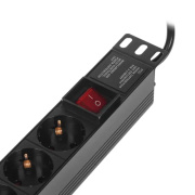 фото Блок розеток Exegate ServerPro PDU-19H805 Al-8S-EU3CU-SW