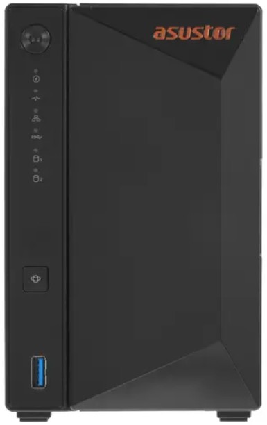 

Сетевой накопитель данных ASUSTOR 90IX01I1-BW3S00 AS3302T V2 2-Bay NAS/MPl/ARM64 64-bit 1.7GHz/2GBDDR4/noHDD,LFF(HDD,SSD),/1x2.5GbE(LAN)/3 xUSB3.2, 90IX01I1-BW3S00