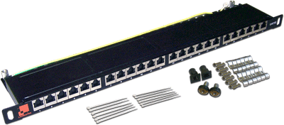 

Патч-панель 19", 24xRJ45, STP, Кат. 5е Lanmaster LAN-PPC24S5E 0.5U, компактная, LAN-PPC24S5E