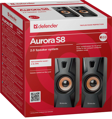 фото Компьютерная акустика 2.0 Defender Aurora S8 в Красноярске