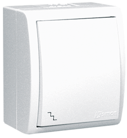 

Переключатель Simon 1594201-030 Simon 15 Aqua Белый 1-клавишный наружный, IP54, 1594201-030