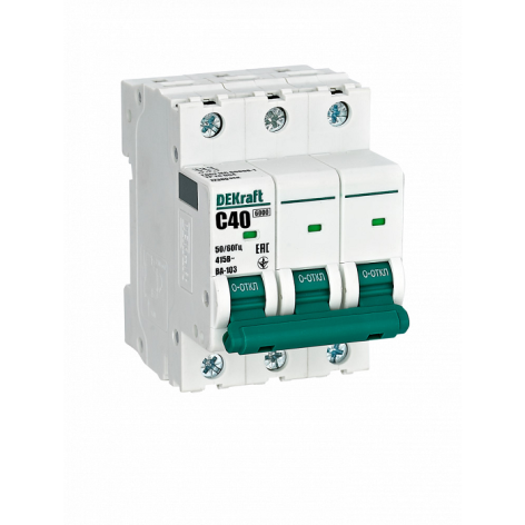 Изображение товара Автоматический выключатель DEKraft 12309DEK для защиты электрических цепей
