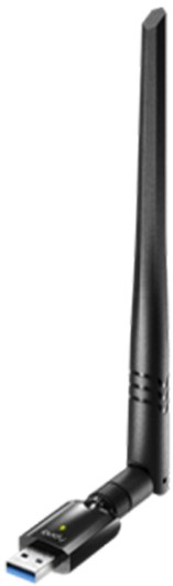 

Адаптер Cudy WU1400 1300Mbps High Gain Wi-Fi USB 3.0, 802.11ac/a/b/g/n, 867Mbps at 5GHz + 400Mbps at 2.4GHz, 1 high gain detachable antenna, USB 3.0, WU1400