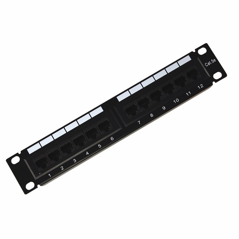 

Патч-панель 19", 12xRJ45, UTP, Кат. 5е Rexant 04-0025 1U, 04-0025