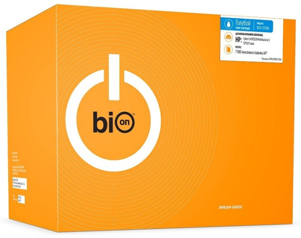 Изображение товара Совместимый картридж BION CE741A для HP Color LaserJet CP5225