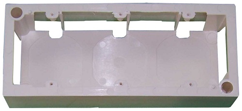 

Коробка Lanmaster LAN-WB45x135-WH настенная под рамку французского стандарта, 45х135 мм, LAN-WB45x135-WH