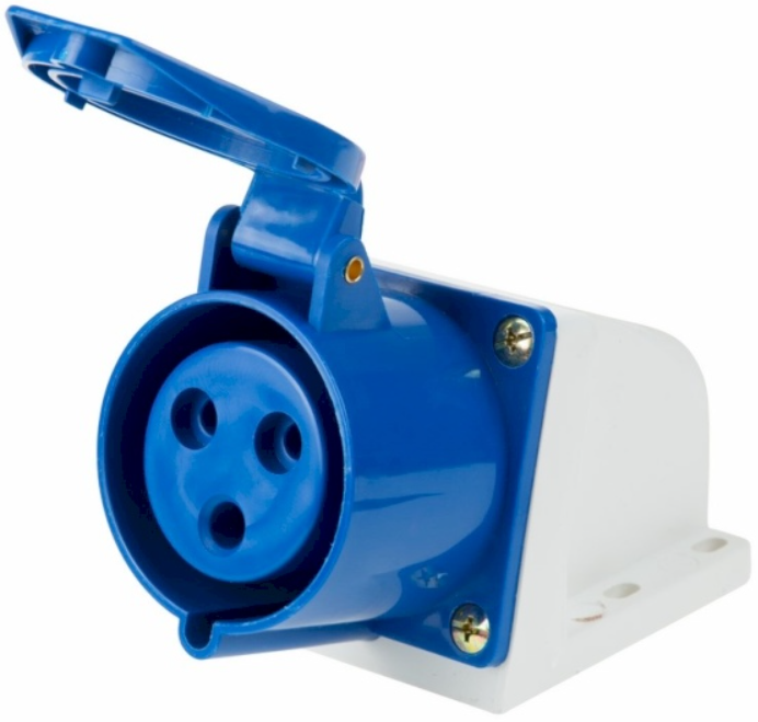 

Розетка Rexant 11-8912 стационарная 2Р+РЕ 32А 220В IP44, 11-8912