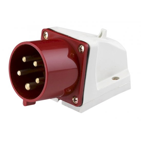 

Вилка DEKraft 26024DEK ВС-102 стационарная 525 3Р+РЕ+N 32А 380В IP44, 26024DEK