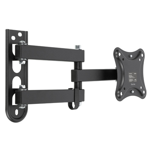 

Кронштейн HAMA 118153 черный 10"-27" макс.15кг настенный поворотно-выдвижной и наклонный, 118153