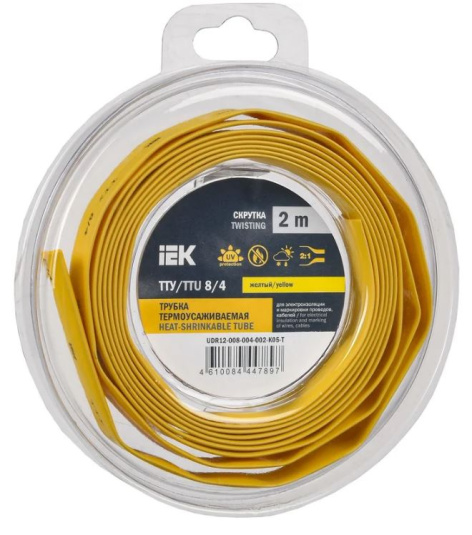 Изображение товара Термоустойчивые трубки IEK UDR12-008-004-002-K05-T для изоляции проводов
