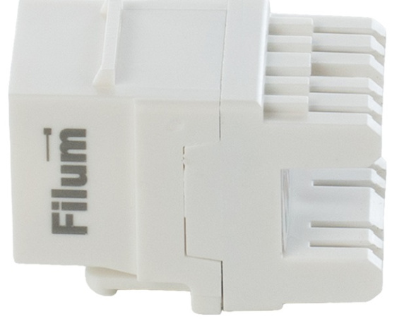 фото Модуль Keystone RJ45 UTP Filum FL-KJ-U5E-WT-180 в Уфе