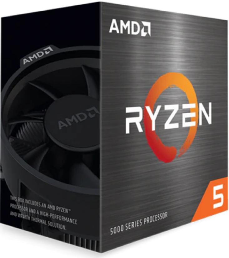 Процессор AMD Ryzen 5 5600G 100-100000252BOX Zen 6C/12T 3.9-4.4GHz (AM4, L3 19MB, 7nm, Radeon graphics 1900Mhz, 65W) box with Wraith Stealth Cooler