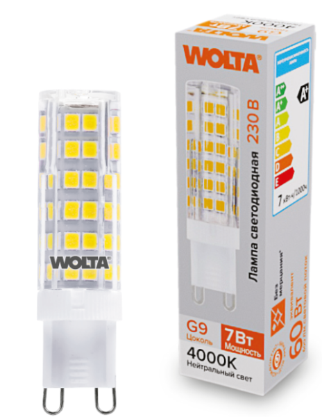 фото Лампа светодиодная WOLTA WSTD-JCD-7W4KG9-C в Красноярске