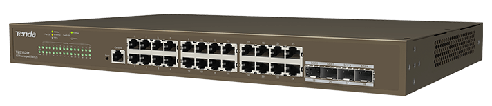 

Коммутатор управляемый Tenda TEG3328F 24x10/100/1000 Base-T, 4xSFP 10/100/1000, L2, TEG3328F