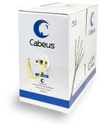 фото Кабель витая пара Cabeus UTP-4P-Cat.5e-SOLID-YL